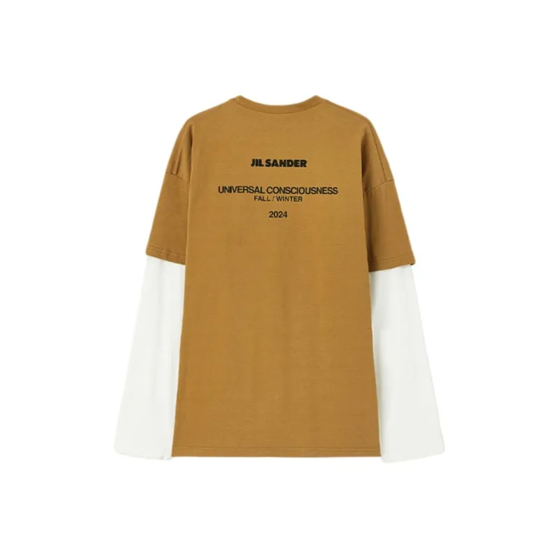 JIL SANDER T Shirt Men's Coffee-0