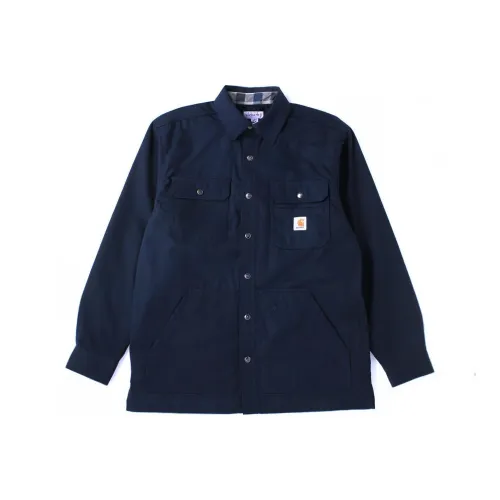Carhartt Shirts Men Navy Blue