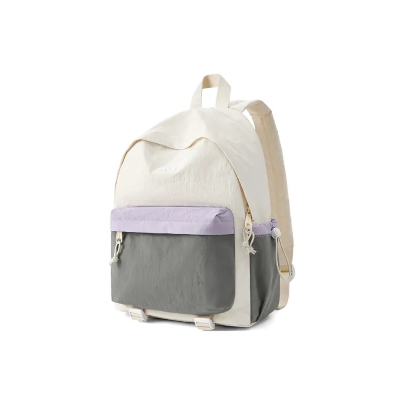 MR.ACE HOMME Fabric Backpack Unisex Breeze Blue/Chestnut Brown/Coconut Green/Beige Gray Purple-9