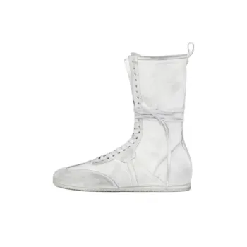 Ann Demeulemeester Fides High Top Casual Shoes Men's White