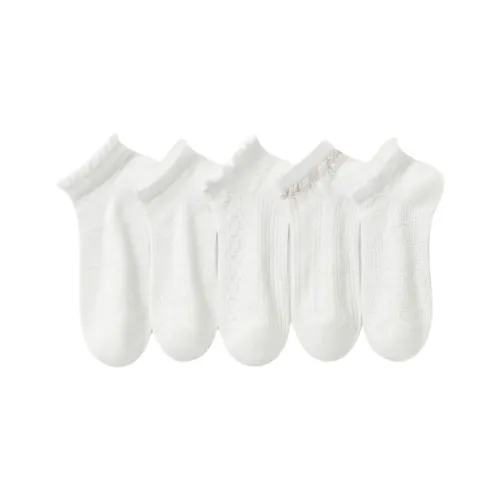Temooues Ankle Socks Women's Combo Set