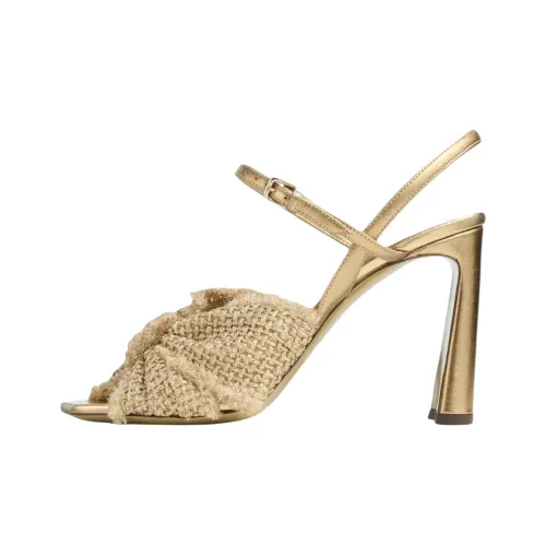 Jimmy Choo Annika One Strap Sandals 9.5cm Women's Gold