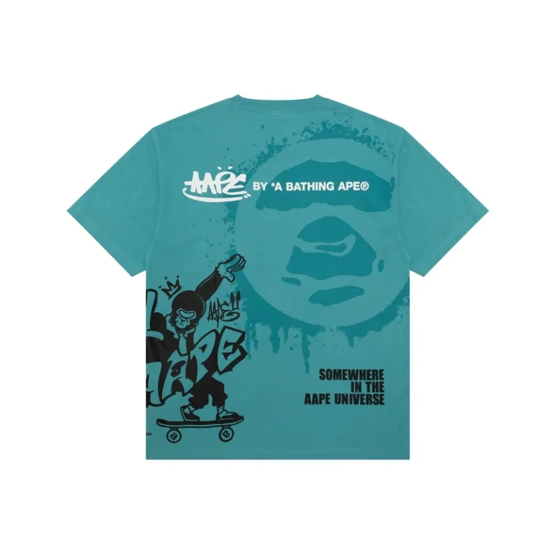 Aape Graphic print T shirt-3