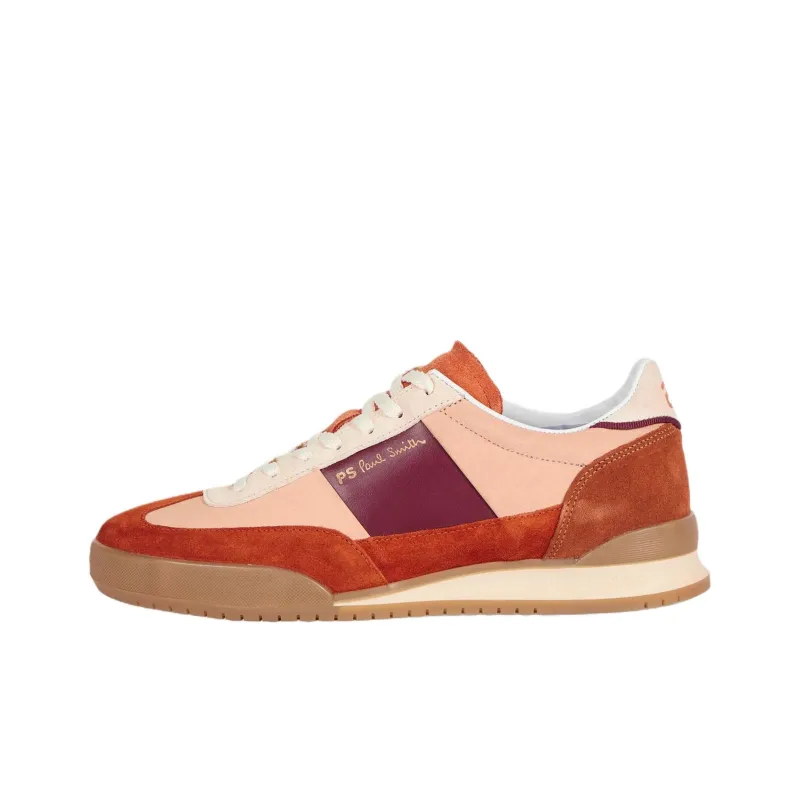 Paul Smith Dover Low Top Casual Shoes Women's Beige Red-0