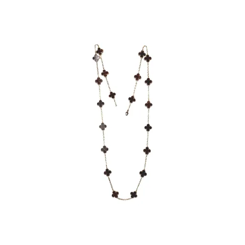 Van Cleef & Arpels 18K Gold Necklaces Women's Brown