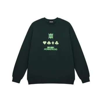 MK MONKEY KING Sweatshirt Unisex Turquoise