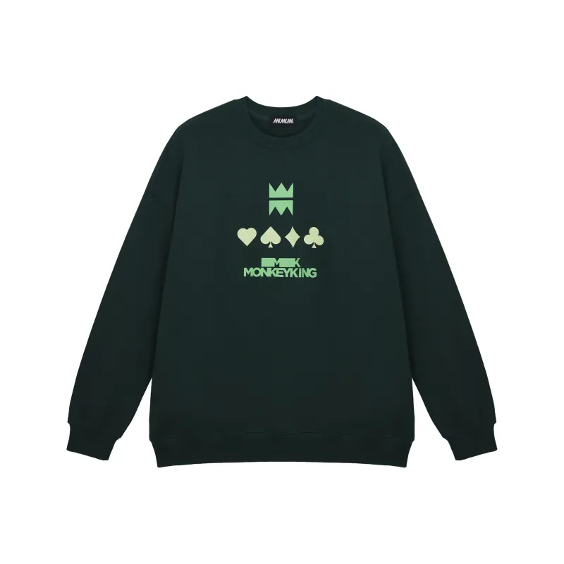 MK MONKEY KING Sweatshirt Unisex Turquoise-0