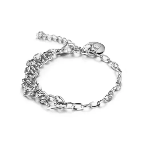 MAGICPOLE Titanium Steel Rings Unisex Silver