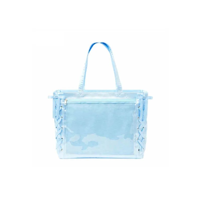 OTA Fabric Shoulder Bag Regular Women's Silver-11