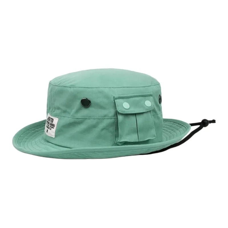 UNDEFEATED Cotton Polyester Blend Bucket Hats Unisex Green-1