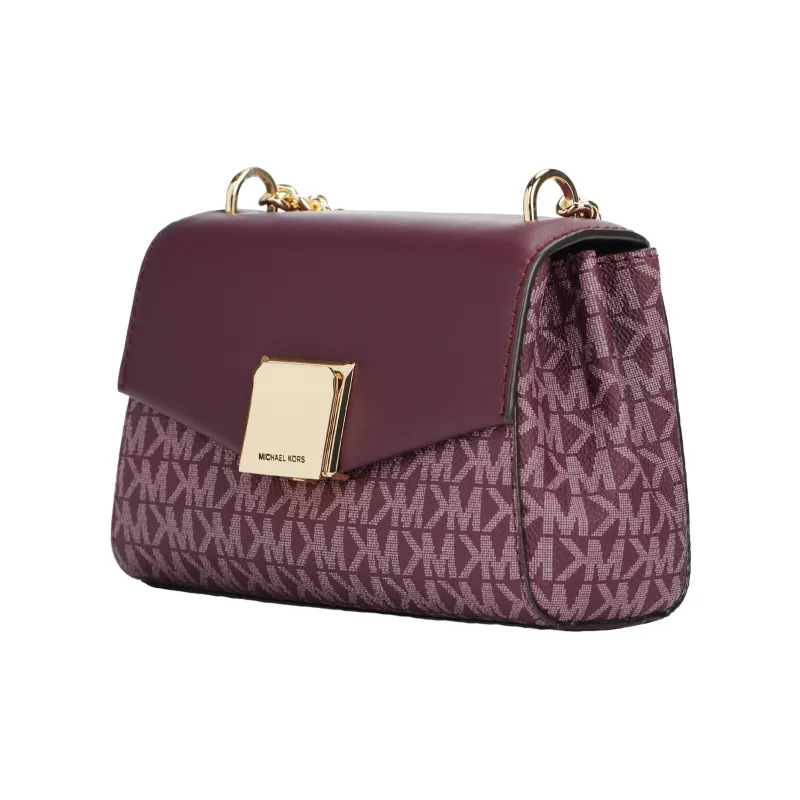 MICHAEL KORS Lita Leather Handbag, Shoulder Bag, Crossbody Bag Small Size Women's Fuchsia-1