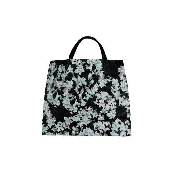 ISSEY MIYAKE Kuro Cotton Handbag Unisex Black