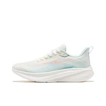 Erke Awakening 3 Running Shoes Women's Low Top Microcrystal White Tranquil Blue