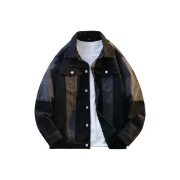 FOR FEAR THAT Denim Jacket Unisex Black