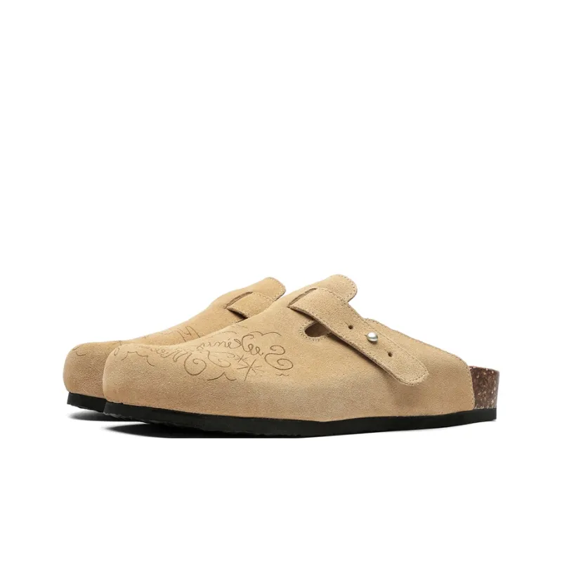 N6K8 Abrasion Resistant Slip Resistant Wrap toe Slippers Unisex Sand Dune-1