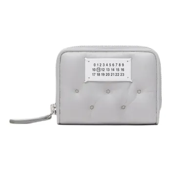 Maison Margiela Glam Slam Sheepskin Wallet Women's Glacier