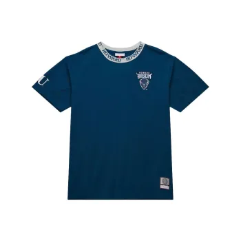 Mitchell & Ness x NCAA Howard Bison Jacquard Ringer T Shirt Men's Marine Blue