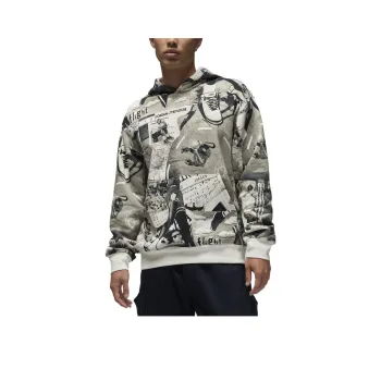 JORDAN Brooklyn Fleece Men's Printed Pullover Hoodie