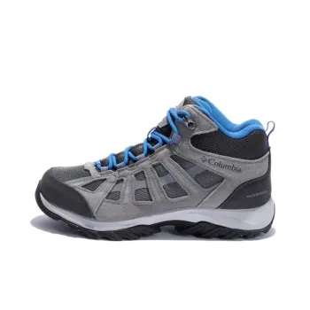 Columbia Redmond 3 Anti Slip Wear Resistant Mid Top Hiking Shoes Men's Gray Blue