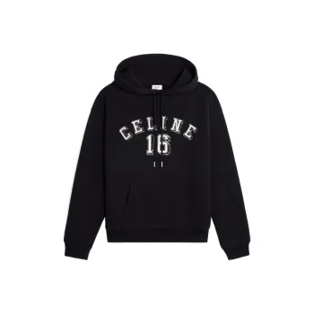 CELINE 16 Loose Hoodie In Cotton Fleece