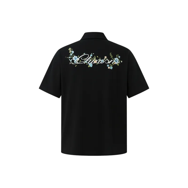 CHINISM Polo Shirt Unisex Black-1