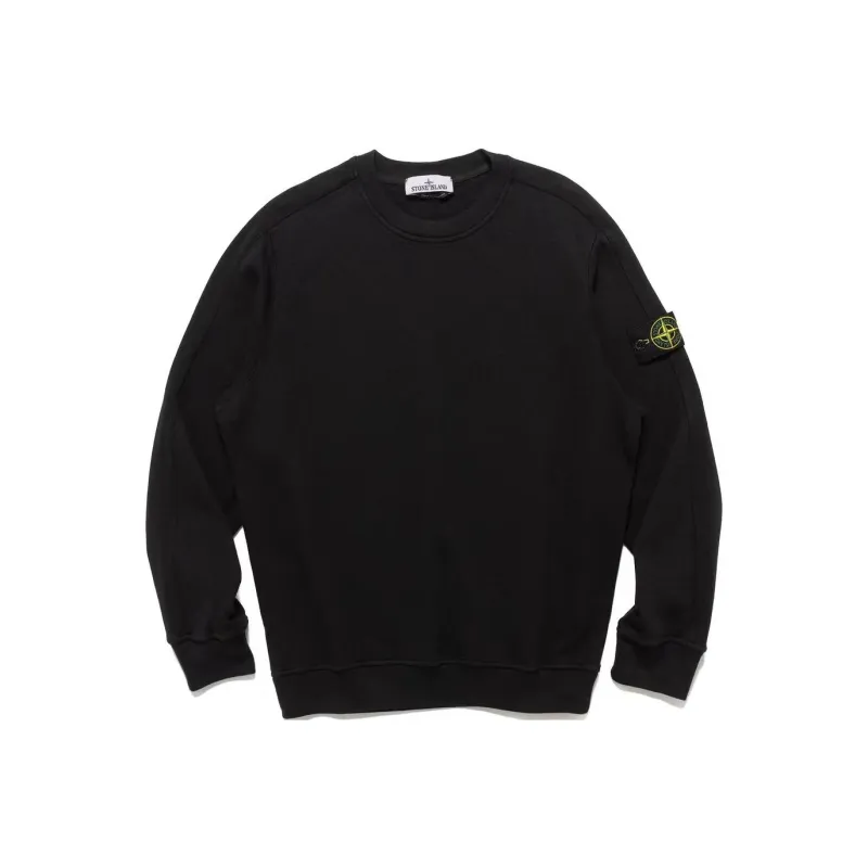 STONE ISLAND Logo Patch Sleeved Crewneck Sweatshirt-0