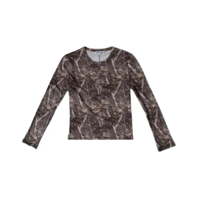 Jaded London Woodland Long Sleeve T-Shirt Men's Brown-0