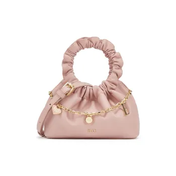 ELLE Synthetic Leather Handbag Regular Women's Pink/Black/White
