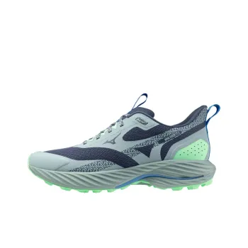 Mizuno Wave Rider TT 2 Anti Slip Wear Resistant Low Top Casual Running Shoes Men's Green Blue