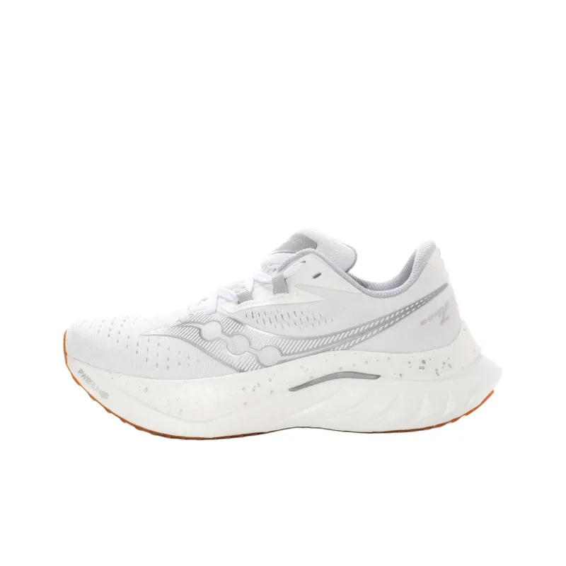 Saucony Abrasion Resistant Low Top Running Shoes Women's White-0