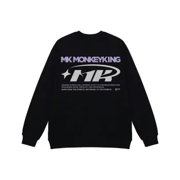 MK MONKEY KING Sweatshirt Unisex Black