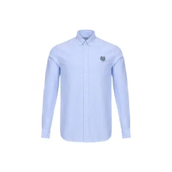 KENZO Shirts Men Light Blue
