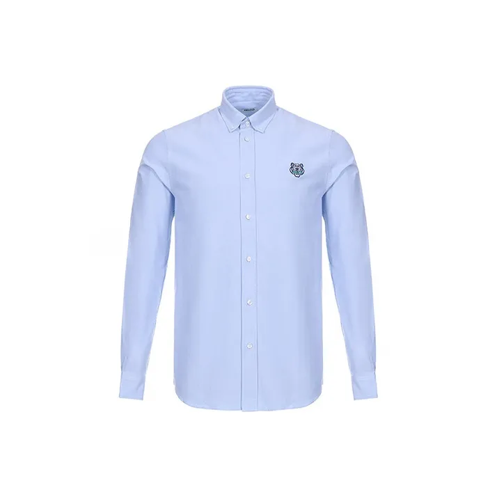 KENZO Shirts Men Light Blue-0