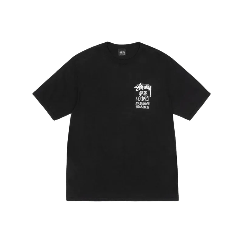 Stussy X Our Legacy Work Shop 8 Ball Yin Yang Pigment Dyed Tee-0