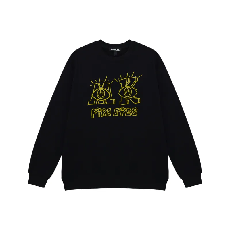 MK MONKEY KING Sweatshirt Unisex Black-0