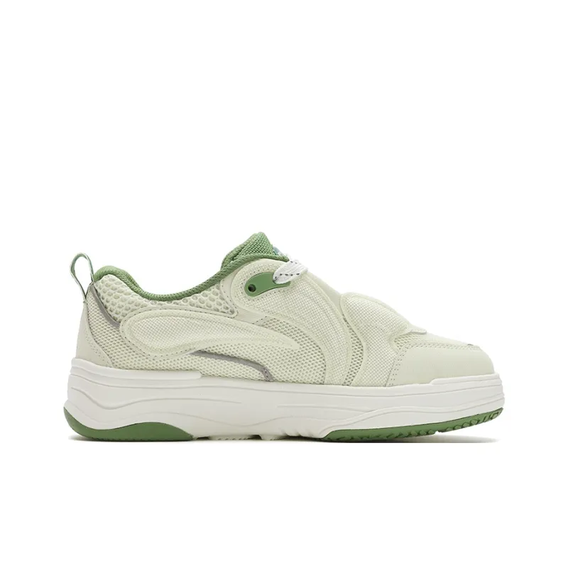 FILA VIBE Breathable Low Top Skateboard Shoes Women's Fluorescent Green-1
