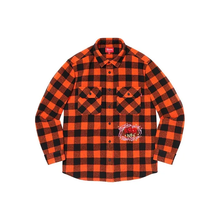 Supreme 1 800 Buffalo Plaid Shirt-0
