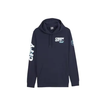 PUMA Hoodie Ftblicons Manchester City Sweatshirt Men's Marine Blue