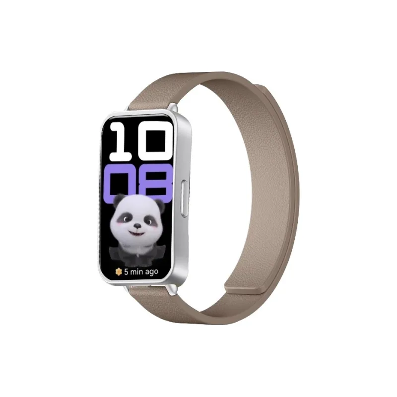 Mr. Strap Watch Band Huawei Compatibility 215mm Genuine Leather Material-2