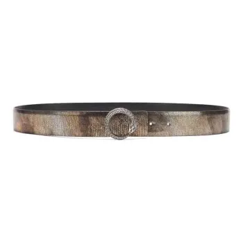 Roberto Cavalli Snake Buckle Belt
