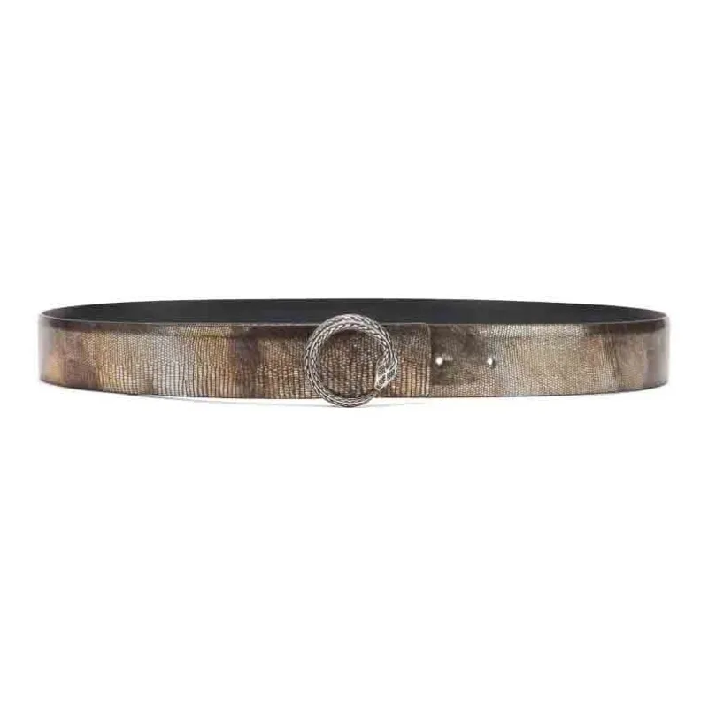 Roberto Cavalli Snake Buckle Belt-0