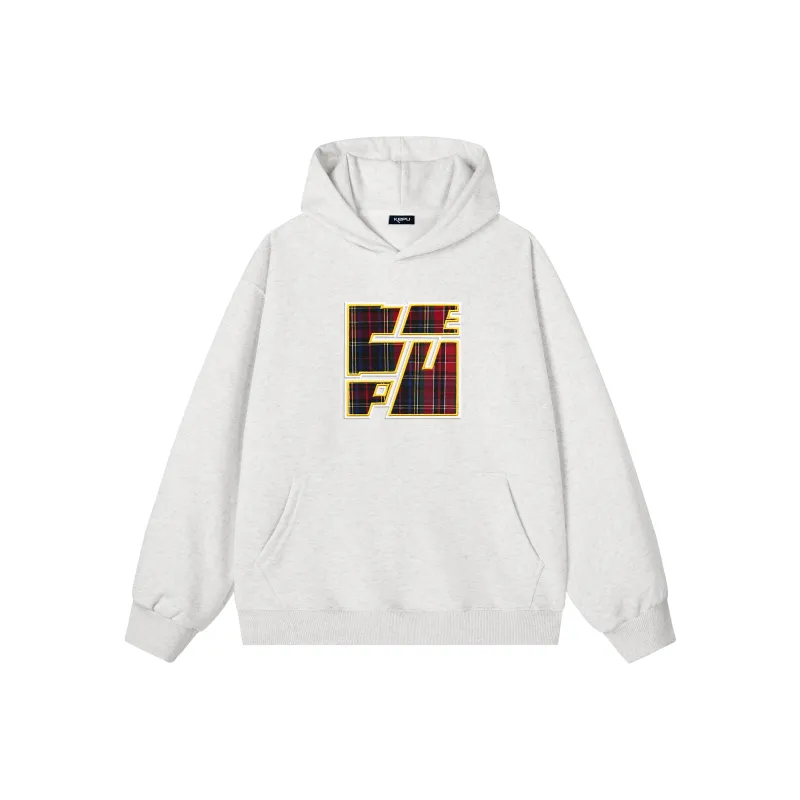 Kepu Sweatshirt Unisex White Heather Gray-9