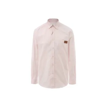 Burberry Shirts Men Light Pink