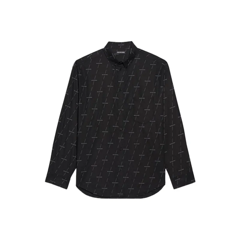 Balenciaga Large Fit Poplin Shirt-0