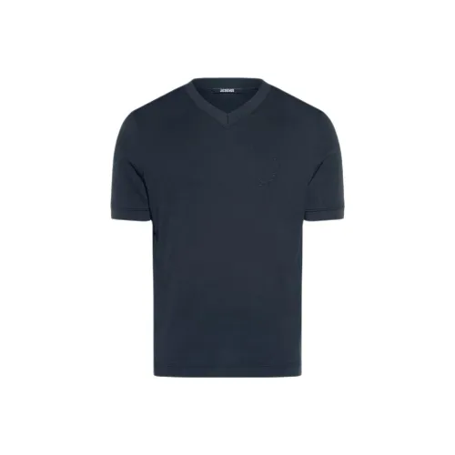 Jacquemus Embroidered V Neck T Shirt