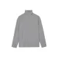 GRAY/Heather Gray, Turtleneck