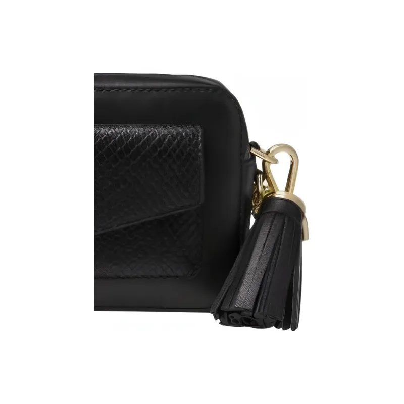 MICHAEL KORS Leather Camera Bag Shoulder Bag Crossbody Bag Small Size Women's Black-3