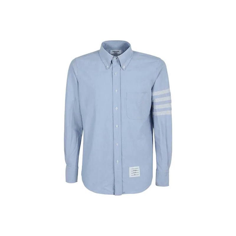 THOM BROWNE 4 Bar Button down Shirt-2