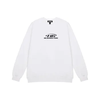 MK MONKEY KING Sweatshirt Unisex White