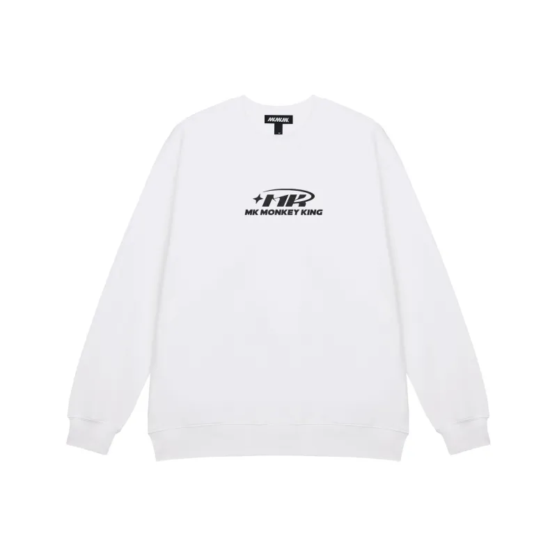 MK MONKEY KING Sweatshirt Unisex White-0
